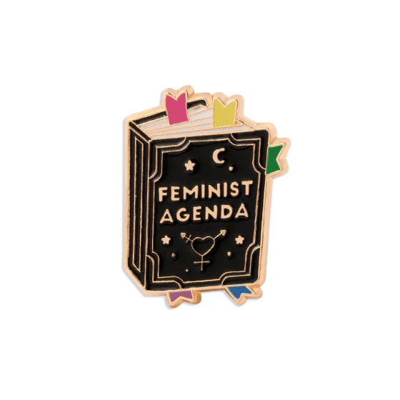 Feminist Agenda Enamel Pin