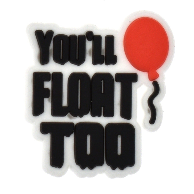 Red Balloon Drinking Straw Charm