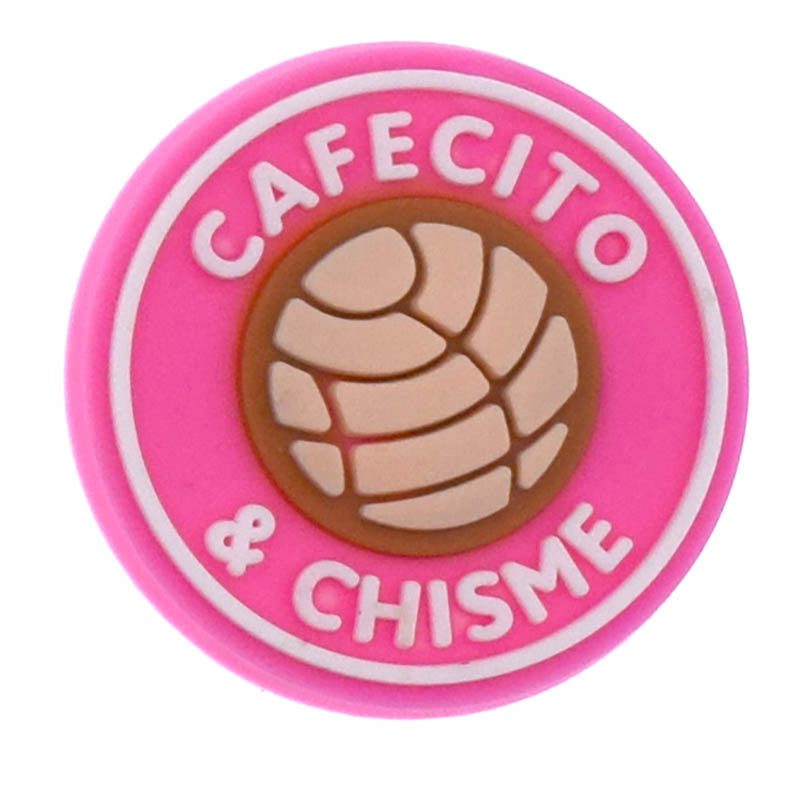 "Cafecito & Chisme" Drinking Straw Charm