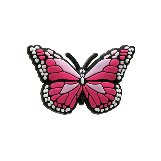 Pink Butterfly Clog Charm