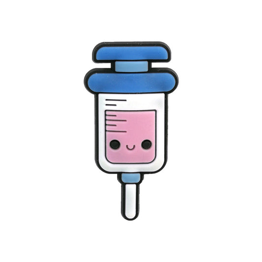 Kawaii Syringe Clog Charm