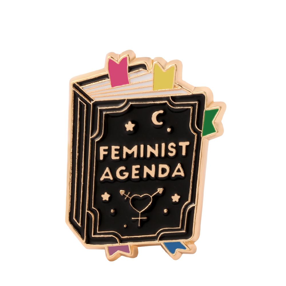 Feminist Agenda Enamel Pin