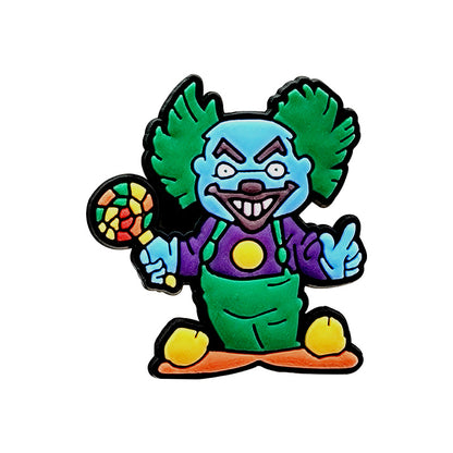 Killer Clown Drinking Straw Charm