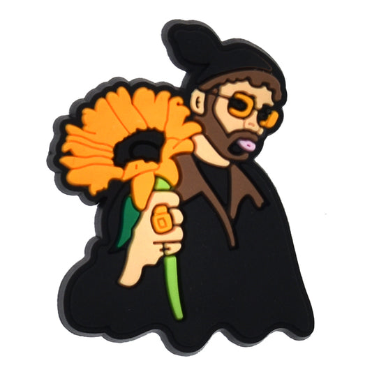 Sunflower Benito Drinking Straw Charm