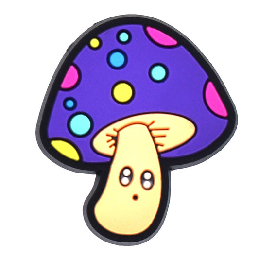 Kawaii Mushroom Clog Charm