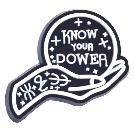 "Know Your Power" Clog Charm