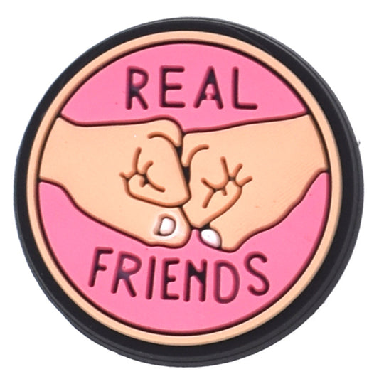 "Real Friends" Knuckles Clog Charm